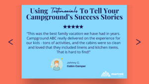 campground testimonials